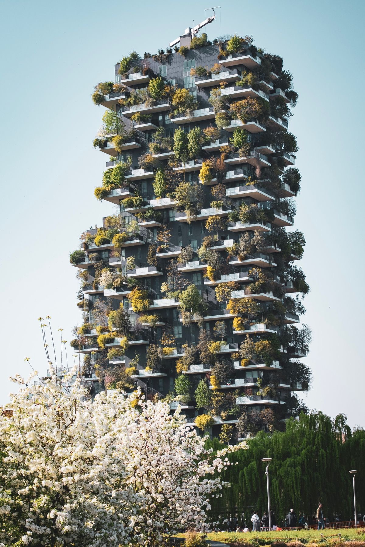 Il Bosco Verticale, nel quartiere Porta Nuova a Milano